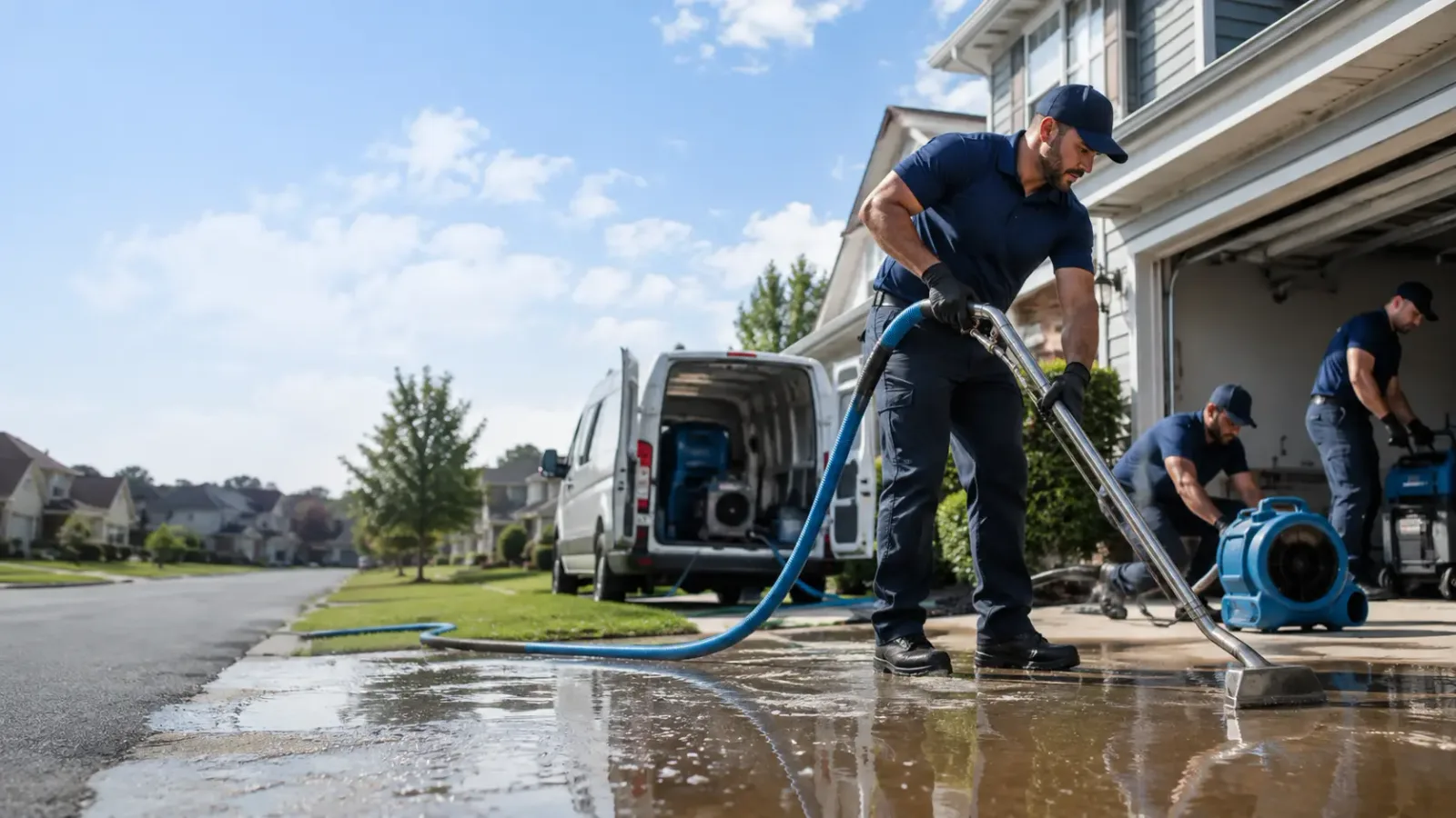 Flood Damage Restoration in Newhall, CA